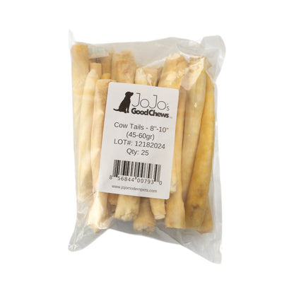 All-Natural Cow Tail Dog Treats – Premium Chews for Healthy Teeth & Gums – 8"-10" Inches (25/Case)