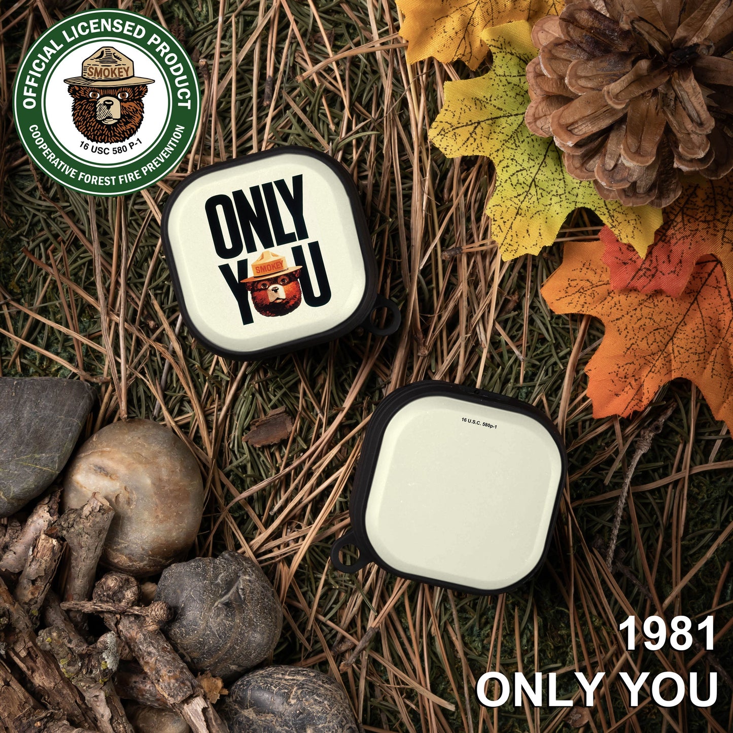 Smokey Bear Classic HDX Samsung Galaxy Buds Pro & Buds Live Case Cover