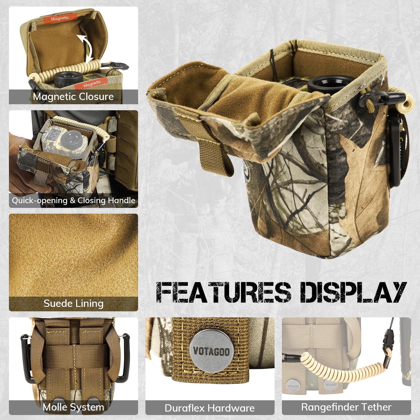 Votagoo Rangefinder Pouch with Protective Padding