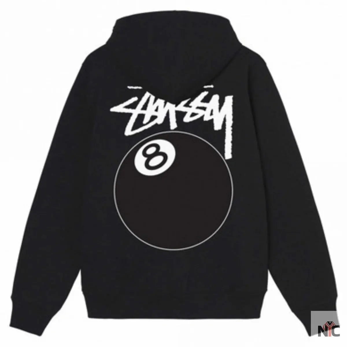 8 Ball Zip Black Hoodie