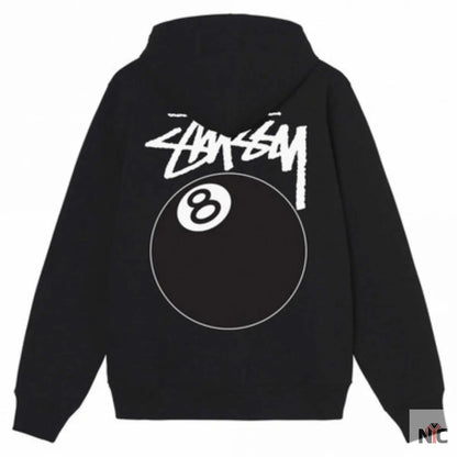 8 Ball Zip Black Hoodie