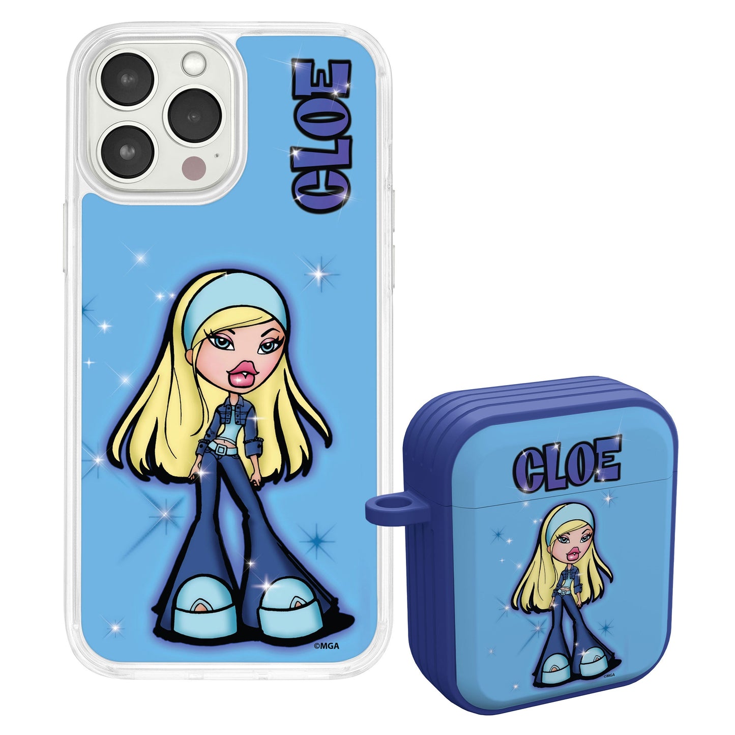 Bratz® Passion For Fashion HD Apple iPhone 13 Mag-Safe Phone Case and AirPods Gen 1 & 2 Combo Package