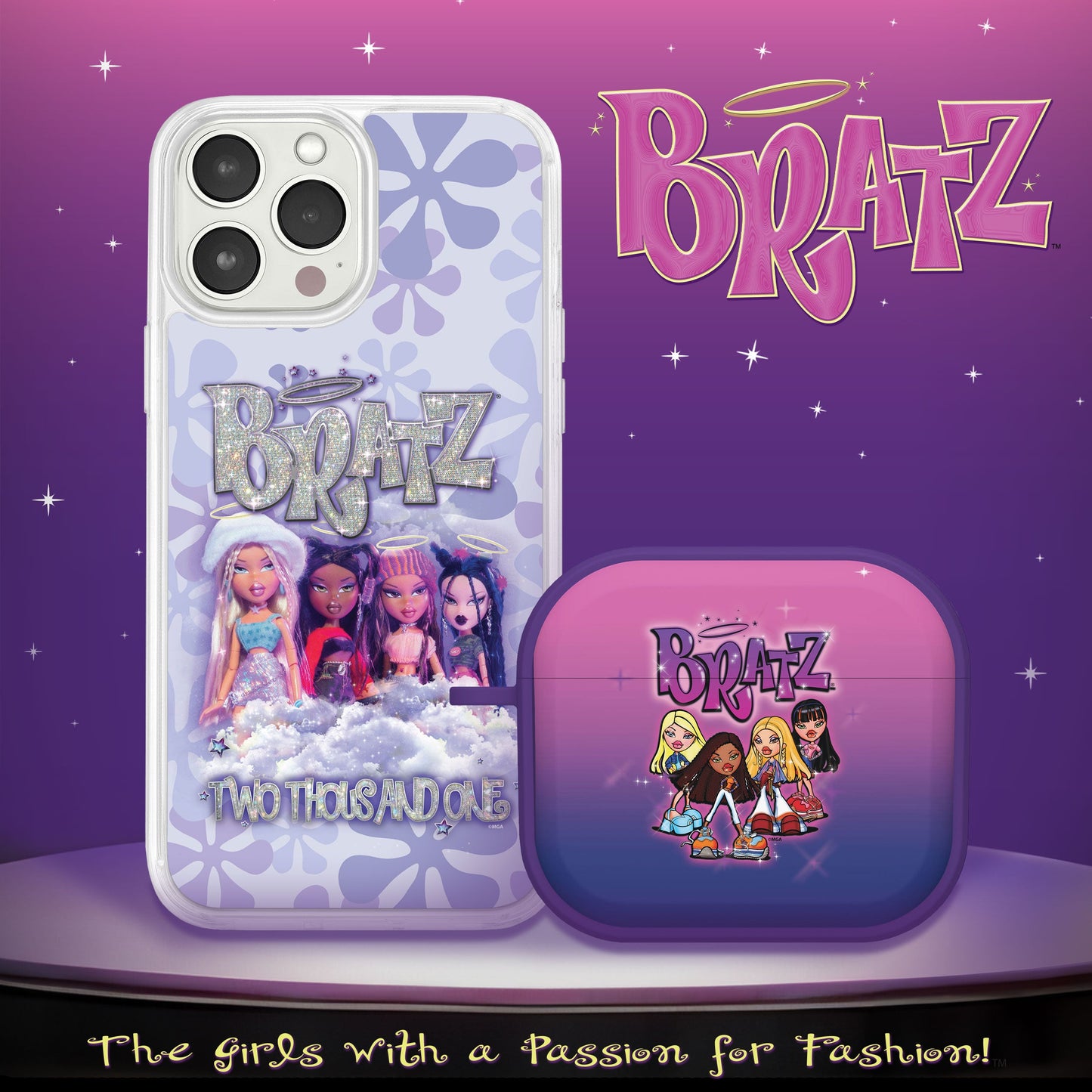 Bratz® Classic HD Apple iPhone 12 Mag-Safe Phone Case and AirPods Gen 3 Combo Package