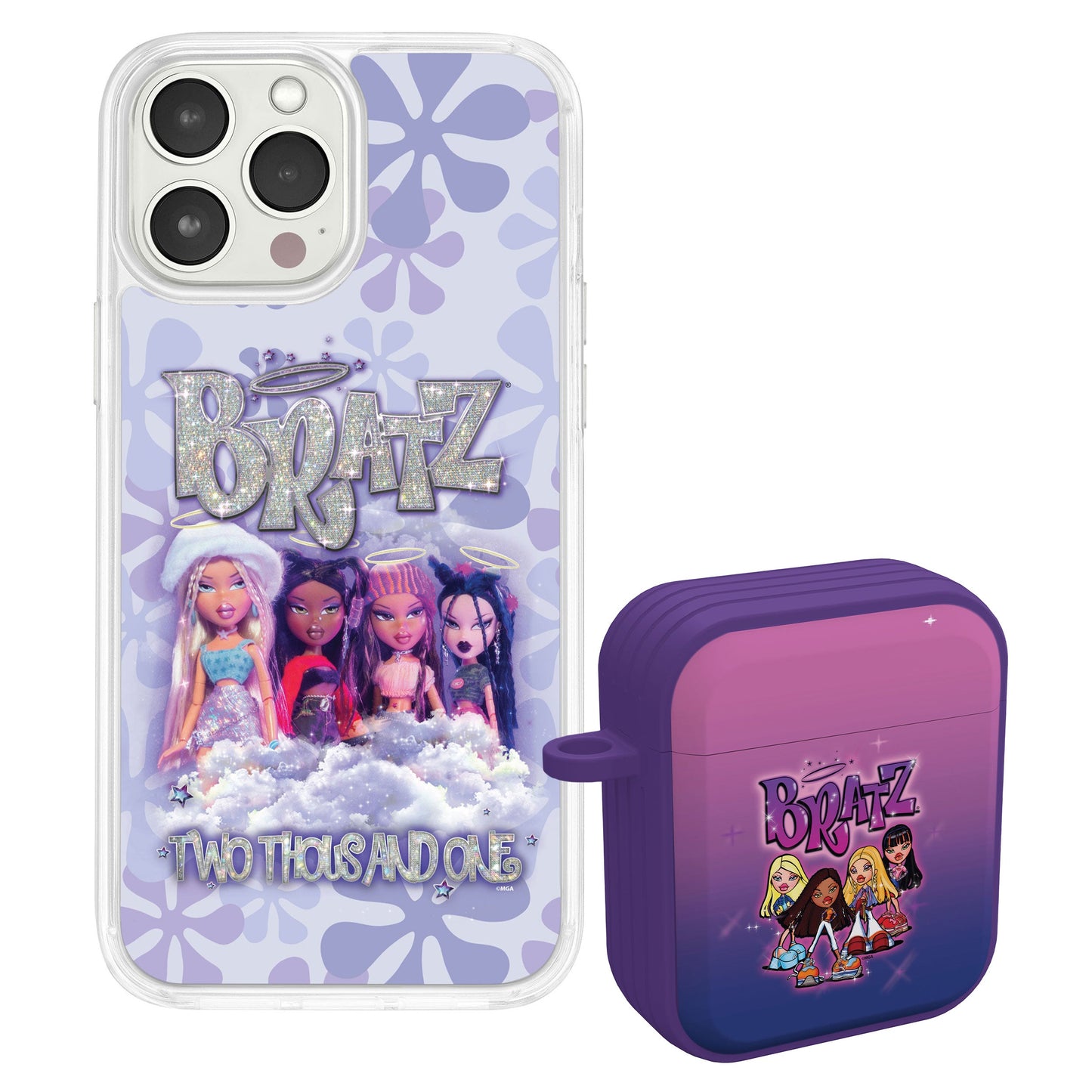 Bratz® Classic HD Apple iPhone 13 Mag-Safe Phone Case and AirPods Gen 1 & 2 Combo Package