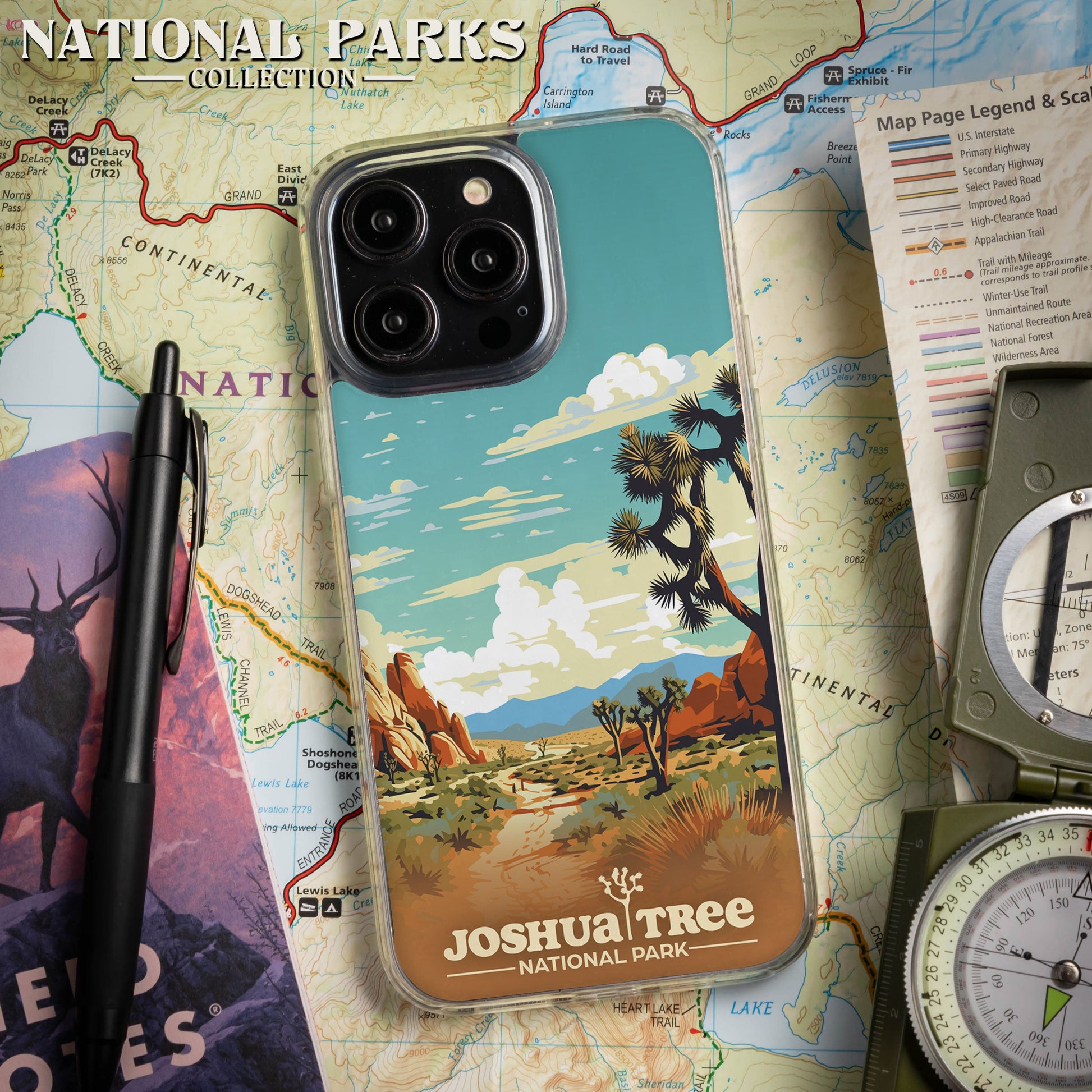 National Parks Joshua Tree HD Apple iPhone 11 Series Phone Case - Triathlete Store