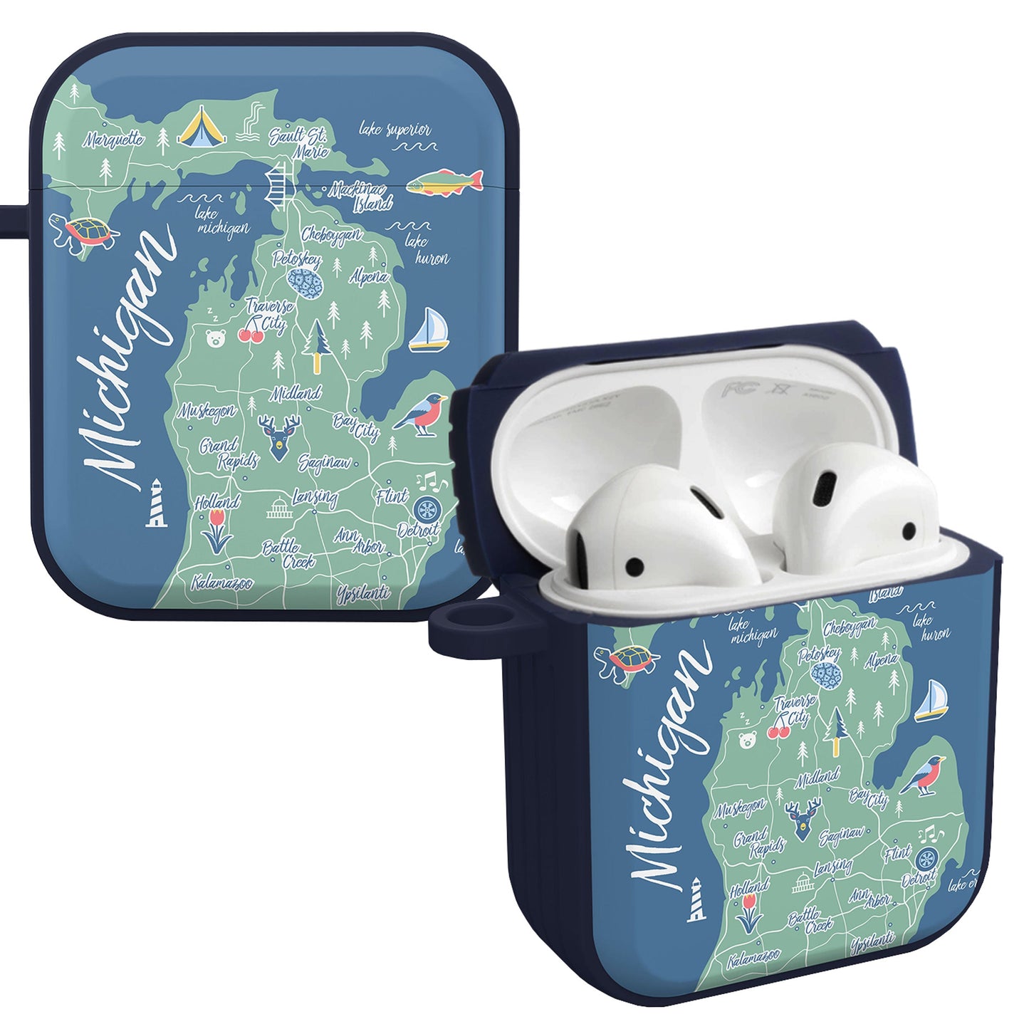 Michigan HDX Apple AirPods Gen 1 & 2 Case Cover