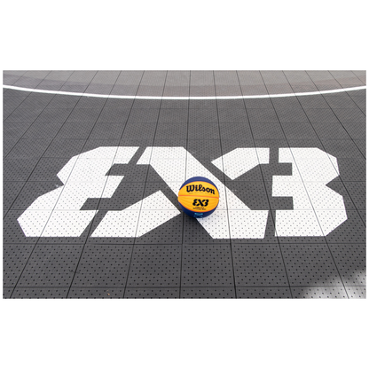 USA Enlio Official  3X3 Basketball Court – FIBA Certified – 25' x 25' – Club Kit