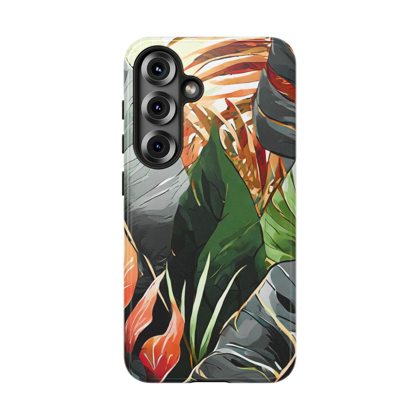 Tropical Leaf Tough Phone Case