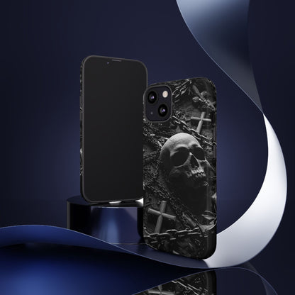 Gothic Skull Tough Phone Case