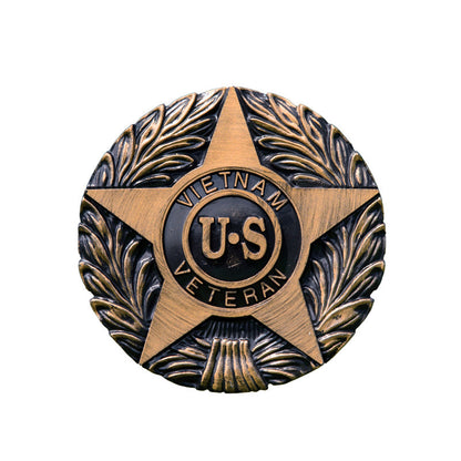 Vietnam Veteran Grave Marker & Flag Holder with Aluminum Ground Spike