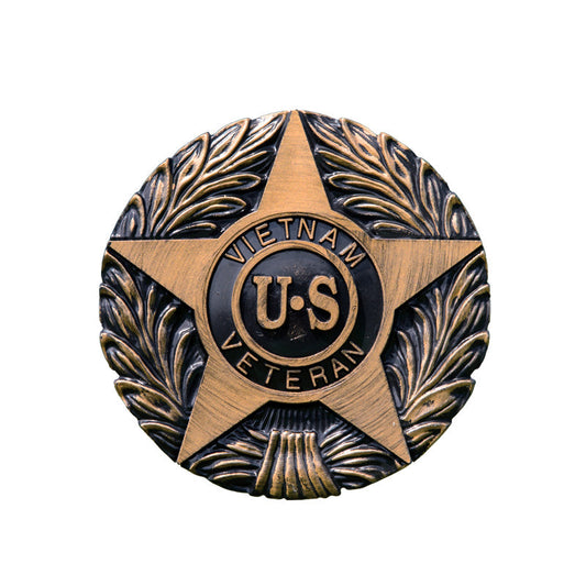 Vietnam Veteran Grave Marker & Flag Holder with Aluminum Ground Spike