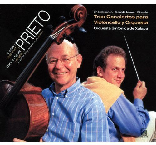 Carlos Prieto - 3 Cello Concertos Music CD