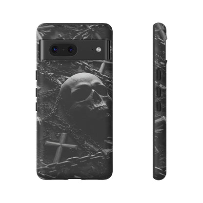 Gothic Skull Tough Phone Case