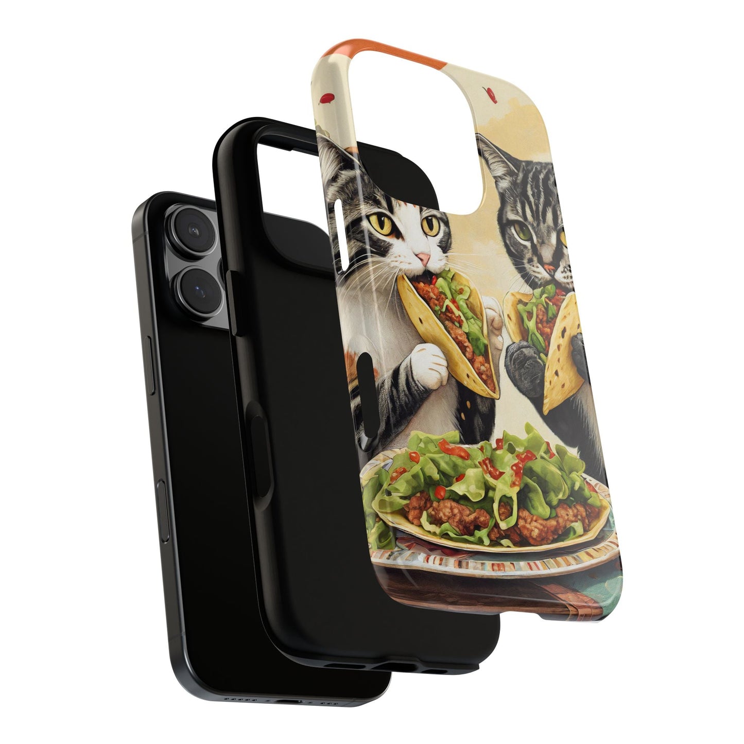 Funny Taco Cat Tough Phone Case