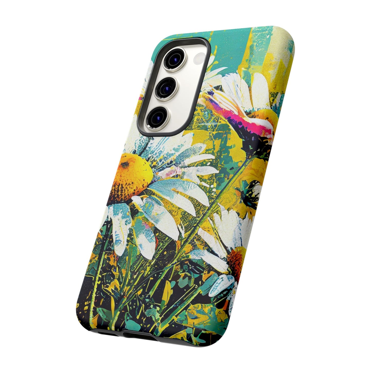 Colorful Daisy Floral Tough Phone Case