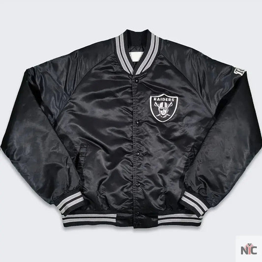 80s Los Angeles Raiders Bomber Varsity Jacket