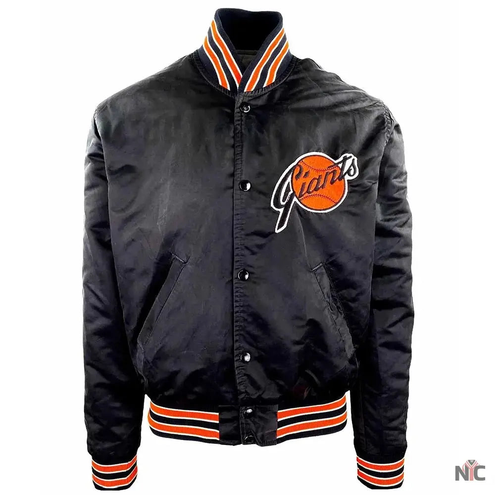 80s San Francisco Giants Bomber Satin Jacket