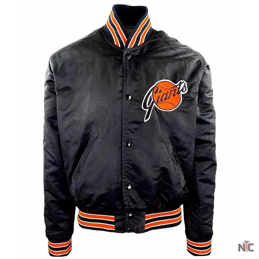 80s San Francisco Giants Bomber Satin Jacket