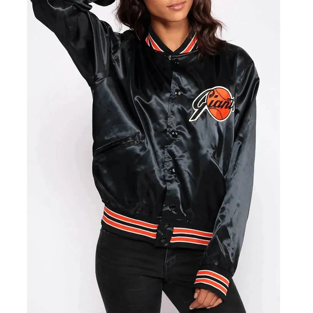 80s San Francisco Giants Bomber Satin Jacket