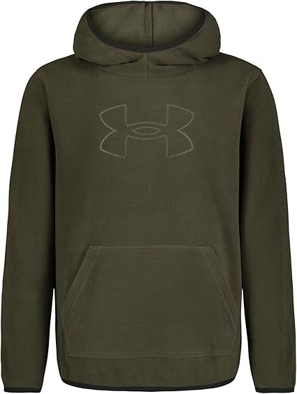 Under Armour UA MICRO FLEECE HOODIE, Marine Green Micro Fleece, YL