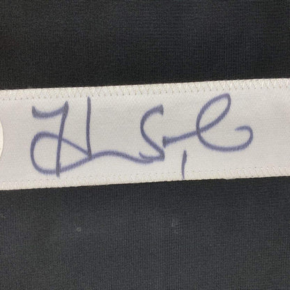 Autographed/Signed Hope Solo Black Soccer Team USA World Cup Jersey JSA COA