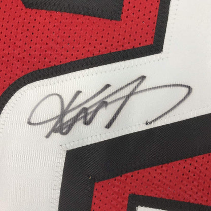 Autographed/Signed Keanu Neal Atlanta Red Football Jersey PSA/DNA COA