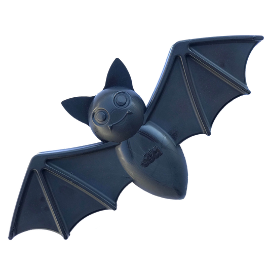 Vampire Bat Ultra Durable Nylon Dog Chew Toy for Aggressive Chewers- Black