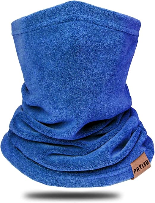Kids Neck Warmer Gaiter Winter Fleece Face Neck Cover Balaclava Cold Weather Windproof Face Mask for Boys Girls