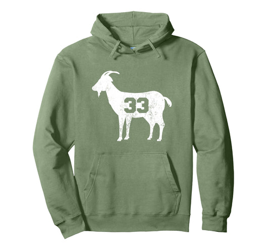 Distressed Goat 33 Hoodie - Novelty Apparel Unisex