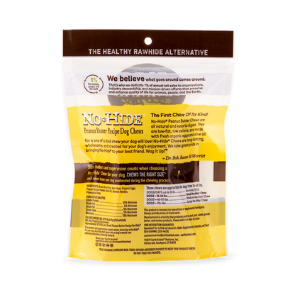 Earth Animal No Hide Peanut Butter Medium Dog Treats (2pk) (4.2oz)