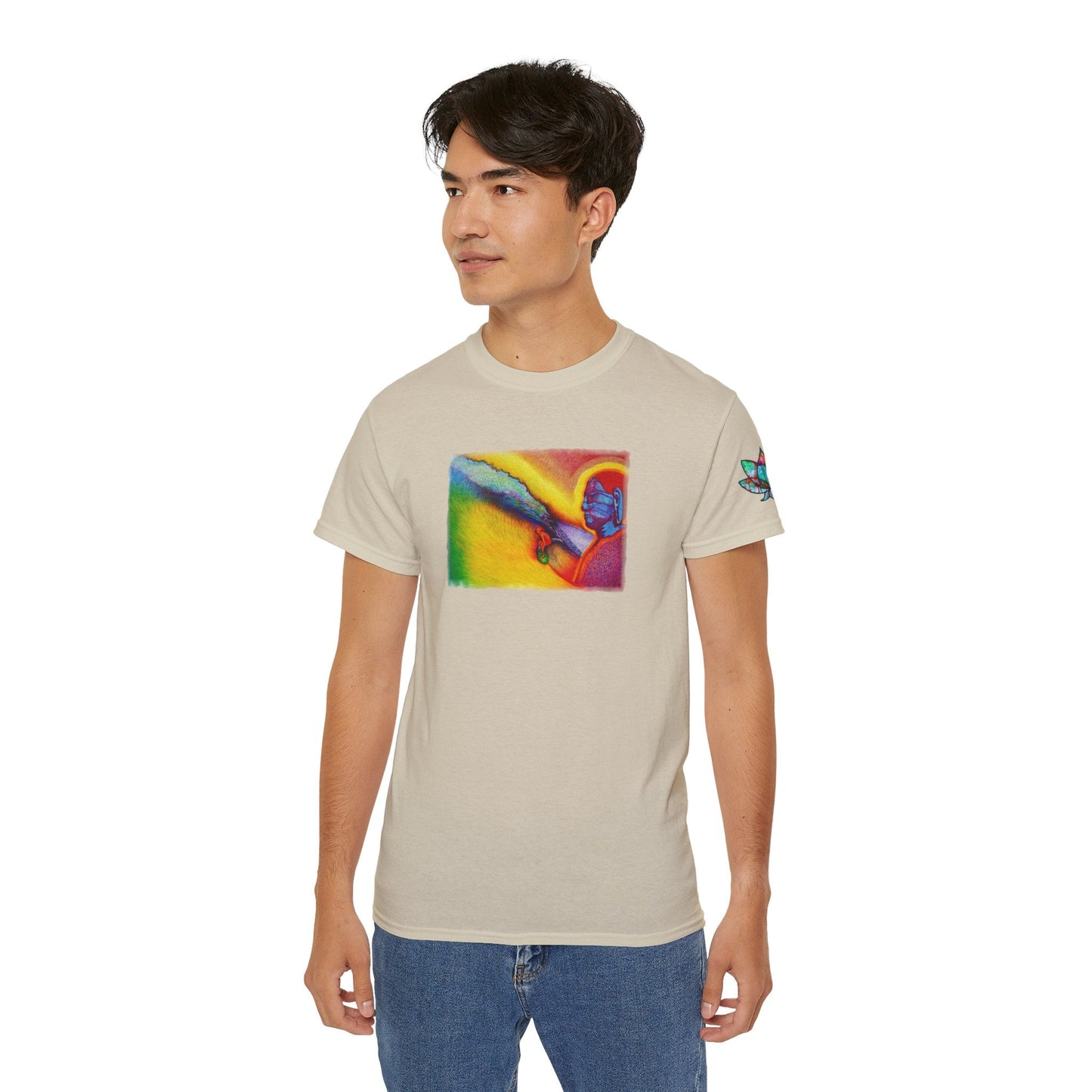 Surf is My Buddha Tablet Print Unisex Ultra Cotton Tee