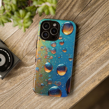 Colorful Water Droplets Tough Phone Case