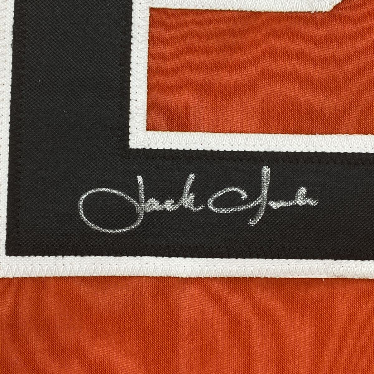 Autographed/Signed Jack Clark San Francisco Orange Baseball Jersey JSA COA