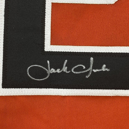 Autographed/Signed Jack Clark San Francisco Orange Baseball Jersey JSA COA