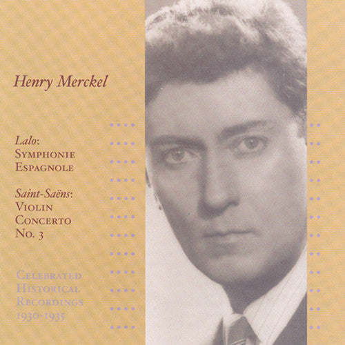 Henri Merckel - Historical Recordings 1930-1935 Music CD