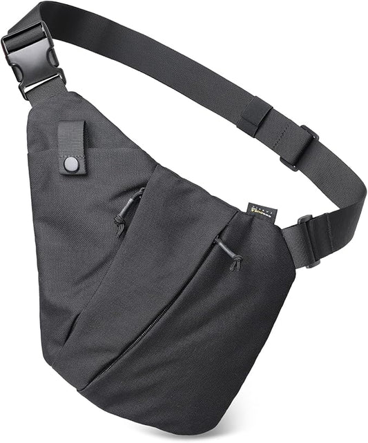 WYNEX Tactical Crossbody Sling Bag, Concealed Carry for Men & Women, Anti-Theft CCW Sling Bag, EDC Carry