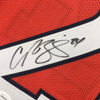 Autographed/Signed Champ Bailey Denver Orange Football Jersey JSA COA