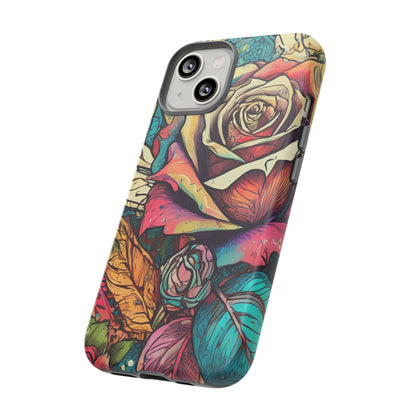 Colorful Roses Tough Phone Case