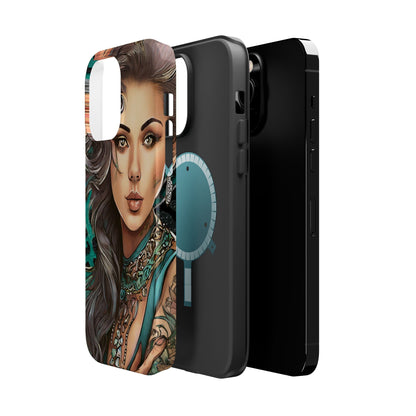 Vibrant Beauty Magnetic Tough Phone Case