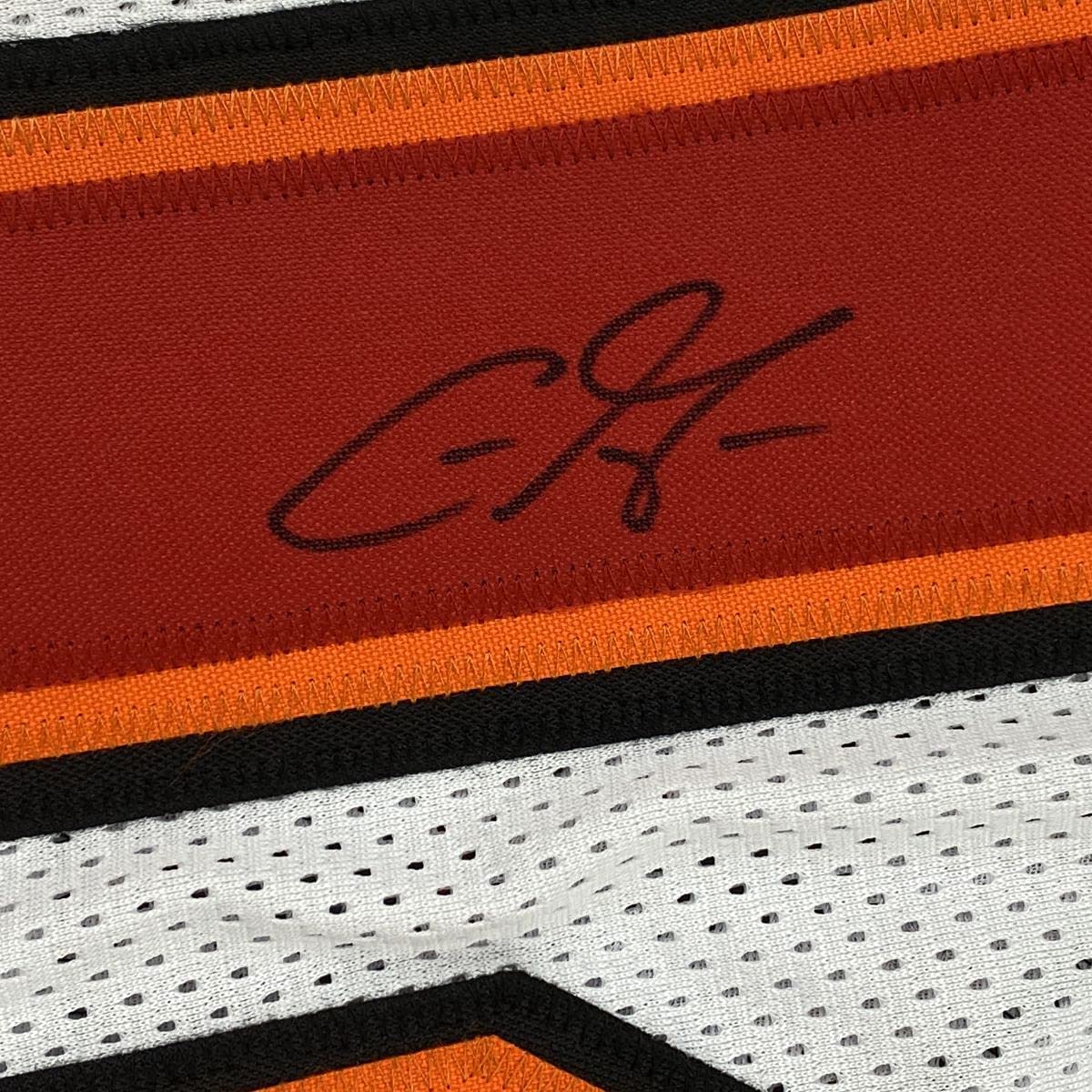 Autographed/Signed Chris Godwin #14 Tampa Bay White Football Jersey JSA COA