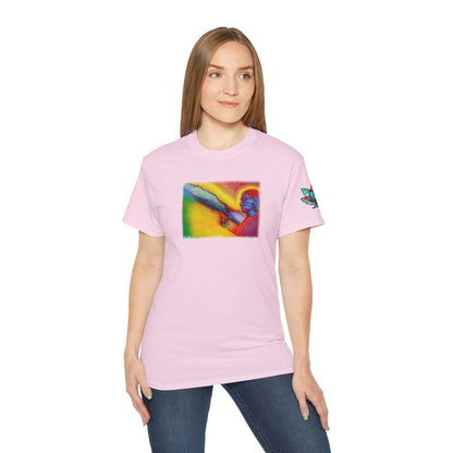 Surf is My Buddha Tablet Print Unisex Ultra Cotton Tee