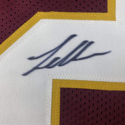 Autographed/Signed Landon Collins Washington Burgundy Football Jersey JSA COA