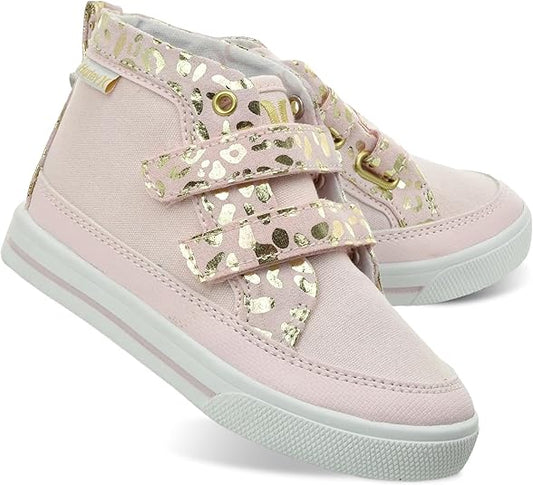 Hurley Kids Toddler and Little Kids Tedd Canvas Sneakers with Straps _Ü_ High Cut Skateboarding Shoes for Kids, Sports Shoes for Boys and Girls, Durable Shoes for School
