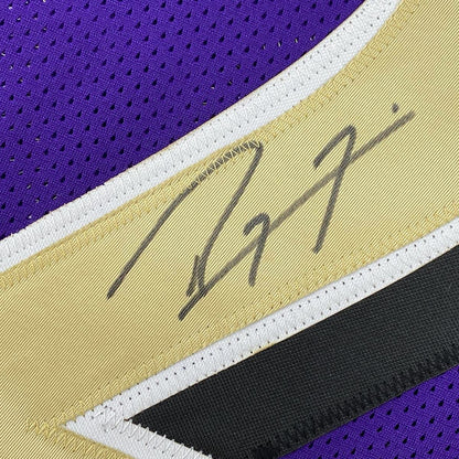 Autographed/Signed Ray Lewis Baltimore Color Rush Football Jersey JSA COA