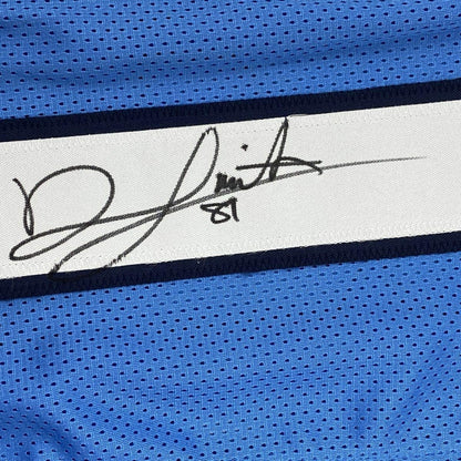 Autographed/Signed Jonnu Smith Tennessee Powder Blue Football Jersey Beckett BAS COA