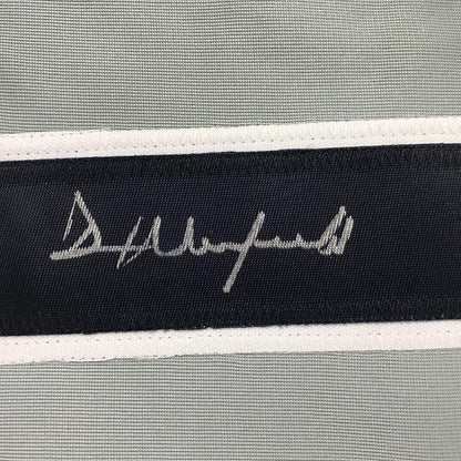 Autographed/Signed Dave Winfield New York Grey Stat Baseball Jersey JSA COA