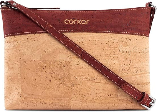 Cork Purse ‰ÛÒ Cork Handbags for Women, Vegan Crossbody Bag Cruelty Free Black Color