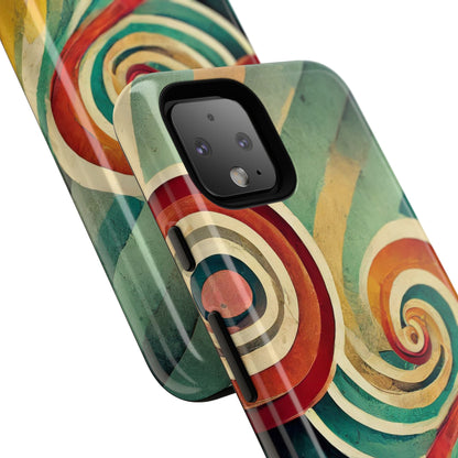 Colorful Swirl Tough Phone Case