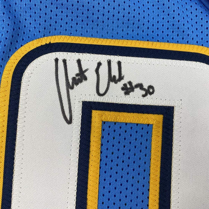 Autographed/Signed Austin Ekeler Los Angeles LA Powder Blue Football Jersey Beckett BAS COA