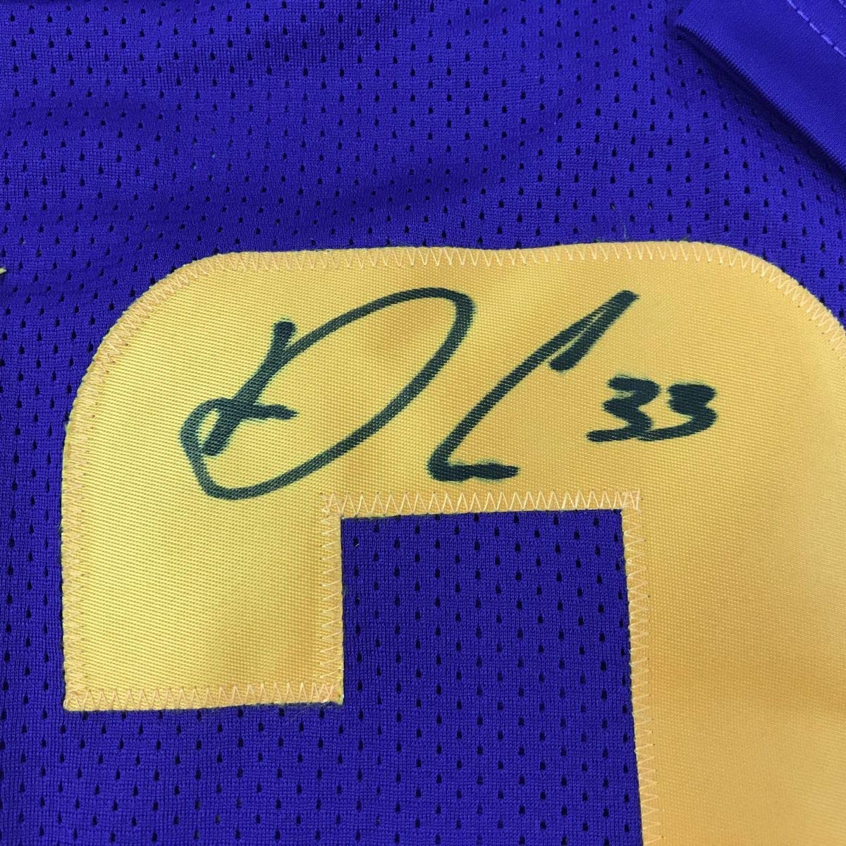 Autographed/Signed Dalvin Cook Minnesota Color Rush Football Jersey JSA COA